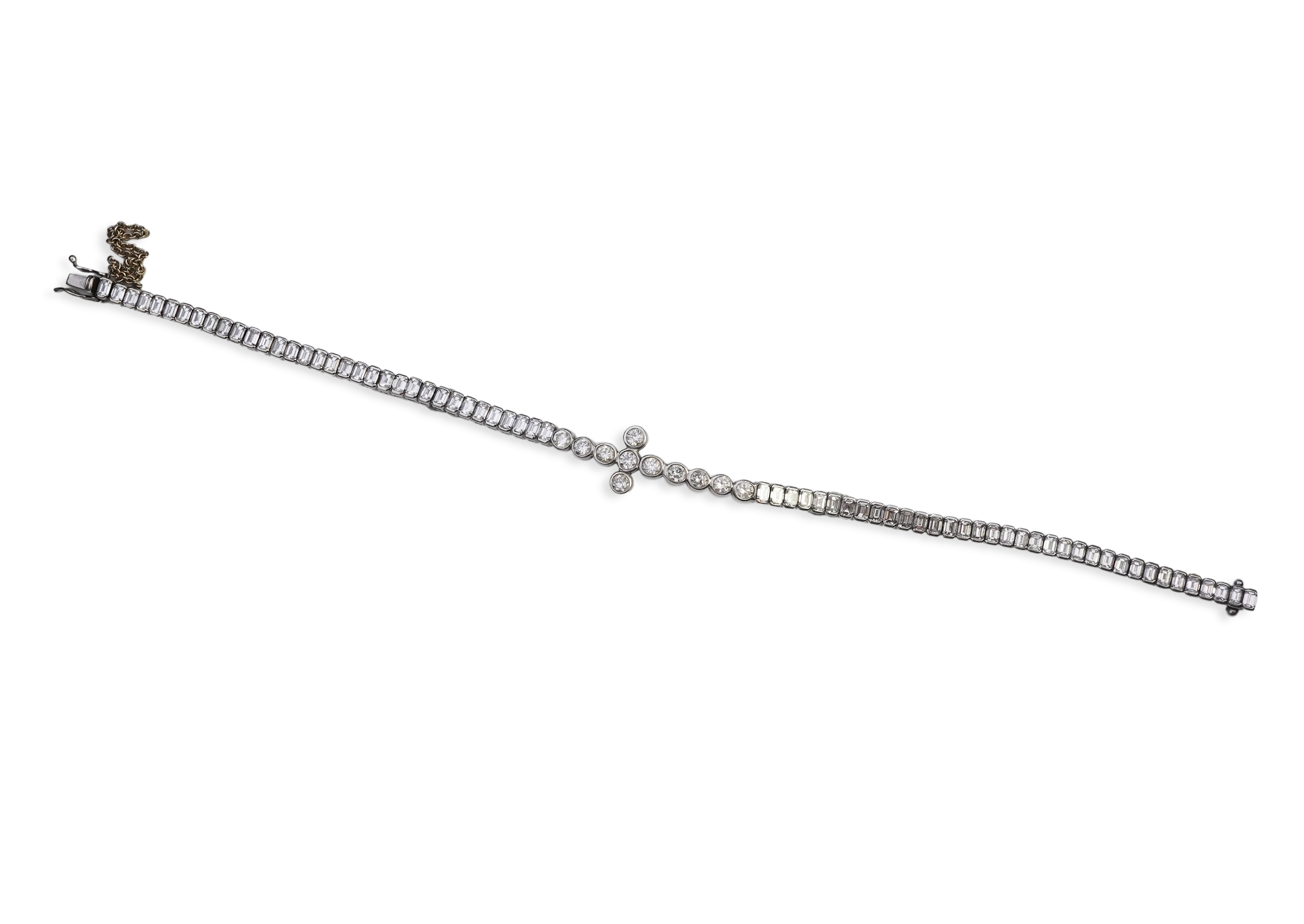 A diamond bracelet